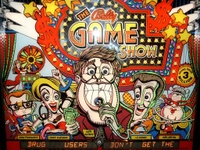 Image # 34645: The Bally Game Show Illuminated Backglass