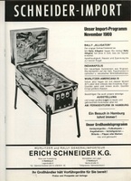 Image # 22559: Gator German Ad 
(From the German trade magazine M�nzautomat, October 1969. The text is for 'Alligator' but the game pictured is 'Gator'.)