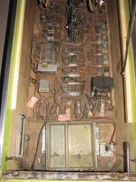 Image # 53308: Gay 90's Inside Cabinet - Extra Ball Mode 
(The Extra Ball Relay has been added to this game, converting it to award extra balls instead of replays. It is located to the left of the transformer.)