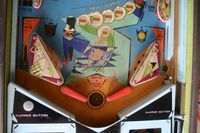 Image # 53328: Gay 90's Sample Lower Playfield 
(Cabinet serial number 61361.)