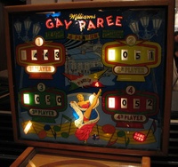 Image # 42870: Gay Paree Illuminated Backglass
